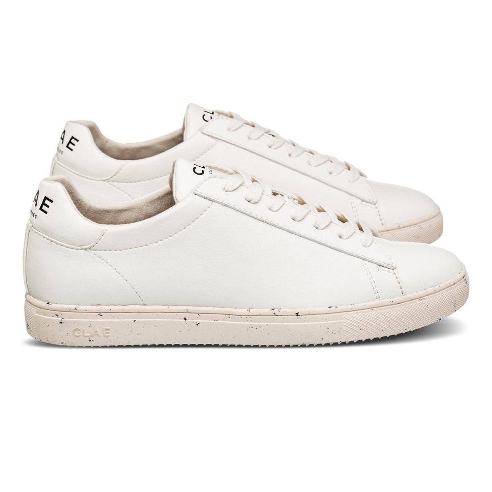 CLAE BRADLEY VEGAN Shoes Womens USA923-Q56 In Off White Vegan Chips